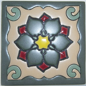 Cuerda Seca Froost Proof Mexican Tile