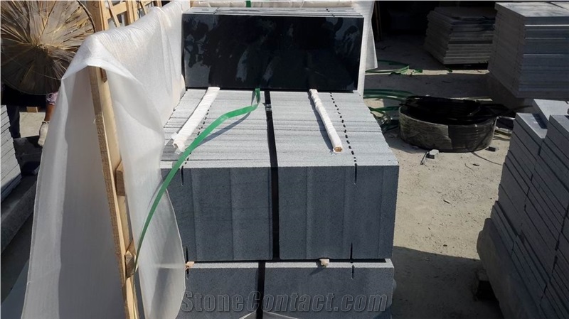 G654 Honed Wall Cladding,Dark Grey Granite Walling Tiles,Building Stones,