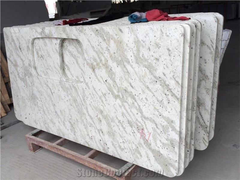 Verde Royal Granite Kitcken Bar Top, Kitcken Countertops,White Granite