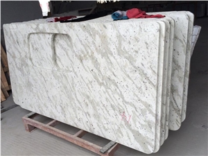 Verde Royal Granite Kitcken Bar Top, Kitcken Countertops,White Granite