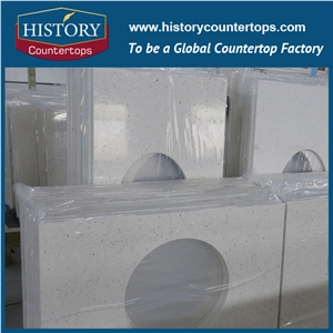 Best Quartz Countertop Options, Polished and Honed Pearl White Engineered Quartz Stone Countertop,For Hotel Kitchen,Backsplash Walling Panel Customized Edge Best Quartz Countertop Options, Polished and Honed Pearl White Engineered Quartz Stone Countertop,For Hotel Kitchen,Backsplash Walling Panel Customized Edge