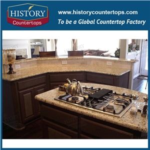 Brazil New Venetian Gold Giallo Amarelo Ouro Veneziano Amarelo Brasil Granite from China Engineered Stone Factory Used in Polished Kitchen Countertops,Solid Surface