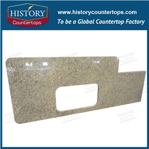 Brazil New Venetian Gold Giallo Amarelo Ouro Veneziano Amarelo Brasil Granite from China Engineered Stone Factory Used in Polished Kitchen Countertops,Solid Surface