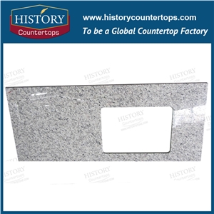 China G723 Tiger Skin White Granite Hot Sale for Polishing Bathroom Vanity Tops