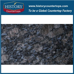 China Stone Saphir or Sapphire Blue Granite Counter Top Materials from India, Granite Polishing Solid Surface with High Quality & Cheap Good Option for Kitchen Countertops