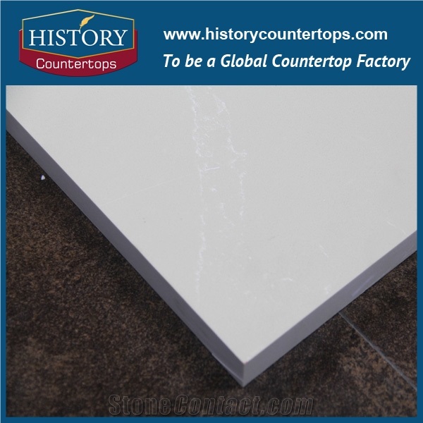 High Quality Popular New Fashion Top Quartz Stone Slabs for for Kitchen and Bathroom, Best Price Artificial Stone Slab, Beige Color Quartz Marble Veins Countertop and Vanity Top