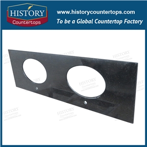India Black Galaxy Granite Engineered Stone Building Materials Countertop & Vanity Top, Custom Counter Tops Dimensional Stone, Flooring,Customized Polished Surface