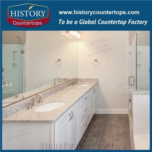 New River White Granite Countertops, Custom Counter Tops Dimensional Stone, Thunder White Granite,Stone Polished,Cut to Size