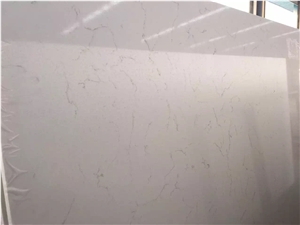 Artificial Quartz Stone - Snow White Quartz Stone Slabs & Tiles