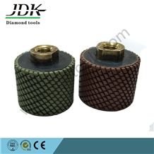 Diamond Resin Filleddrum Wheel, Resin Filled Zero Tolerance Wheels, Granite Marble Sink Polishing Drum Wheel, Diamond Grinding Drum Wheel