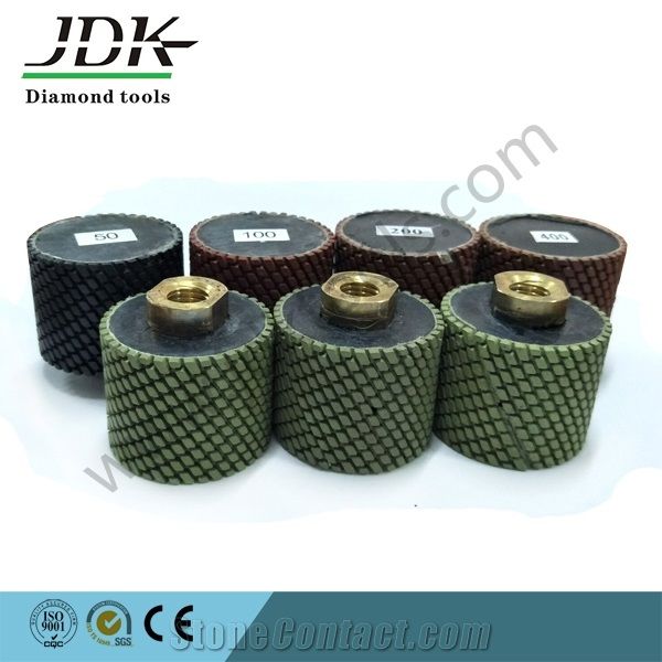 Diamond Resin Filleddrum Wheel, Resin Filled Zero Tolerance Wheels, Granite Marble Sink Polishing Drum Wheel, Diamond Grinding Drum Wheel