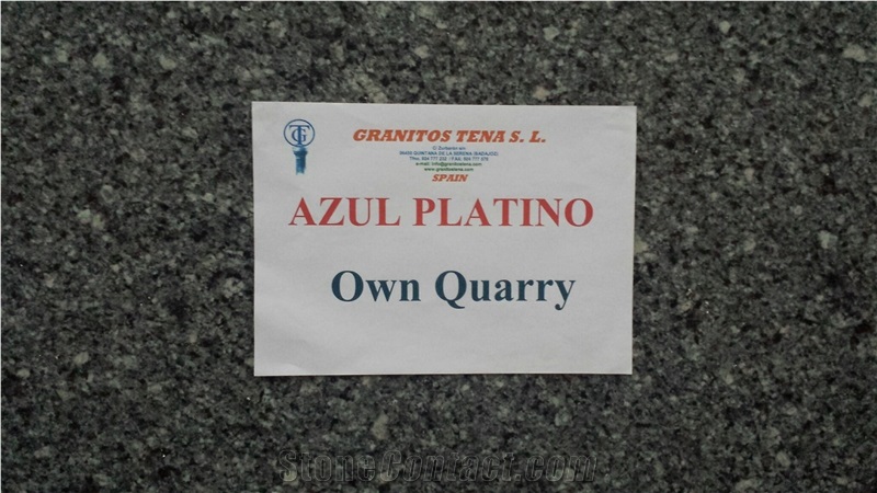 Azul Platino Granite Slabs & Tiles Polished, Blue Granite Slabs, Granito Azul Platino