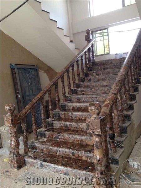 Chinese Factory Price Colorful Riverstones Slab, Rain Pebble Granite Slabs