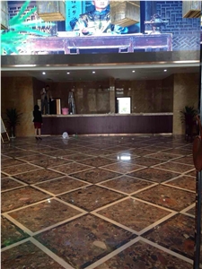 Chinese Factory Price Colorful Riverstones Slab, Rain Pebble Granite Slabs