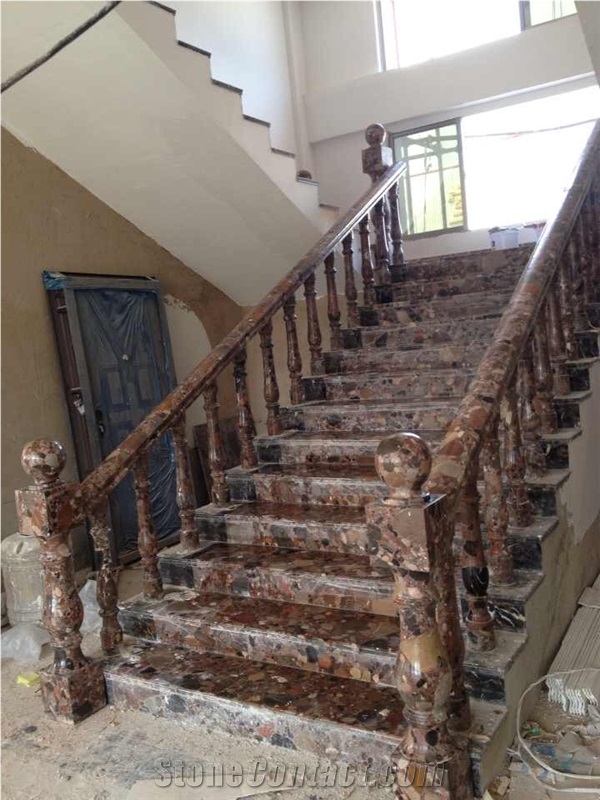 Hot Selling Widely Used Colorful Riverstones Slabs & Tiles, Rain Pebble Granite