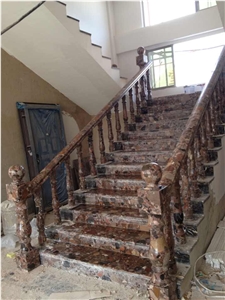Hot Selling Widely Used Colorful Riverstones Slabs & Tiles, Rain Pebble Granite