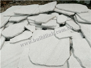White Quartzite Crazy Flamed Pavers,China White Flamed Pavers