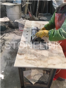 Bianco Oro Bathroom Vanity Tops, Chinese Natural Stone Countertops