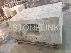 Bianco Oro Custom Vanity Tops, China Carrara Oro Vanity Tops