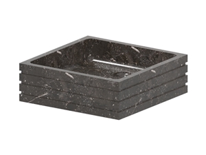 Rectangle Stone Sink Made Of Marble Black Atonia Rectangle Stone Sink Made Of Marble Black Atonia