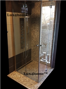 Rose Pebble Mosaic Tiles 30x30 - Stone Pebble Producer Indonesia