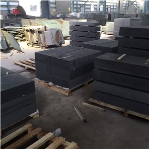 New G684 Black Basalt Stairs Steps Elments Top Flamed and Brushed Sides Split Competitive Prices