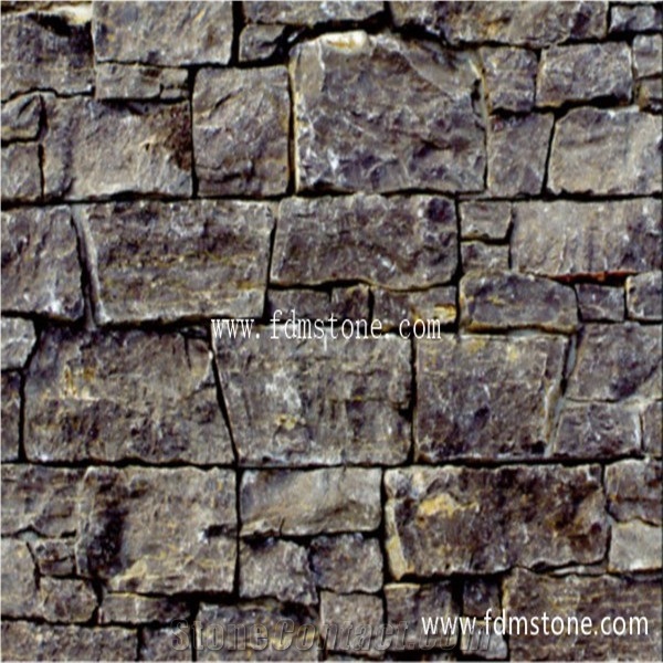 Forest Green Quartz Culture Brick,Random Size Loose Piece Stacked Stone
