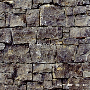 Forest Green Quartz Culture Brick,Random Size Loose Piece Stacked Stone