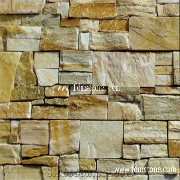 Golden Quartz Cheap Exterior Wall Panel