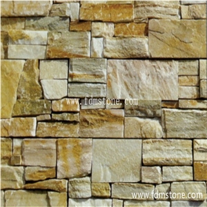 Golden Quartz Cheap Exterior Wall Panel