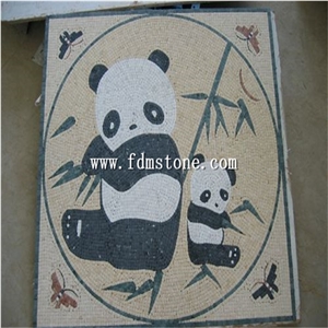 Marble Mosaic Art Works,Mosaic Pictures，Stone Art，Mosaic Art Design,Granite Stone Wall Mural