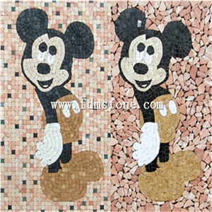 Marble Mosaic Art Works,Mosaic Pictures，Stone Art，Mosaic Art Design,Granite Stone Wall Mural