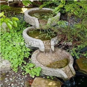 Natural Stone Water Fountainer, Garden Water Fountain for Garden and Landscaping