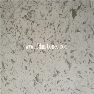 Sofia Shell Tan Yellow Quartz Big Slab,Iron Yellow Vein Series Artificial Quartz Walling and Flooring Tiles