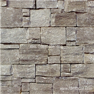 Tumbled Beige White Travertine Thick Wall Cladding,Loose Rock Pattern