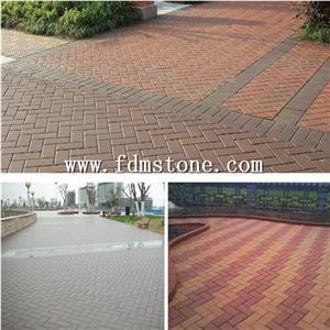 Water Permeable Ceramic Block Pavers,Cheapest Water Permeable Ceramic Clay Paver,Landscaping Drainage Pavers Brick