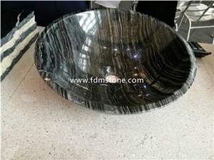 White Onyx Bathroom Round Sinks and Basins,Countertop Sink