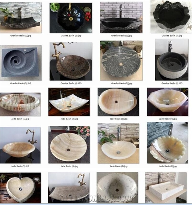 White Onyx Bathroom Round Sinks and Basins,Countertop Sink