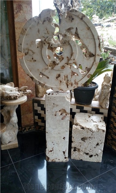 Abstract Natural Marble Arts Garden Ornaments