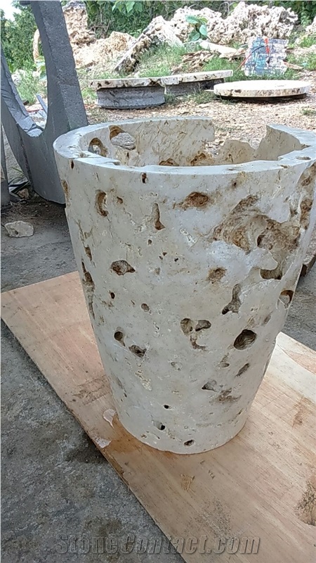 Abstract Natural Marble Arts Garden Ornaments