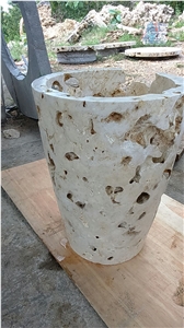 Abstract Natural Marble Arts Garden Ornaments