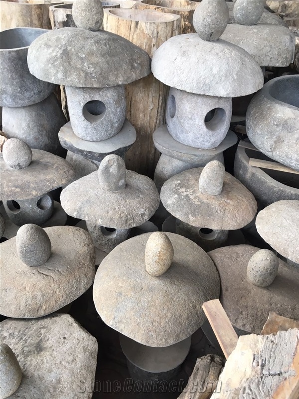 Natural Stone Garden Lantern Accesories