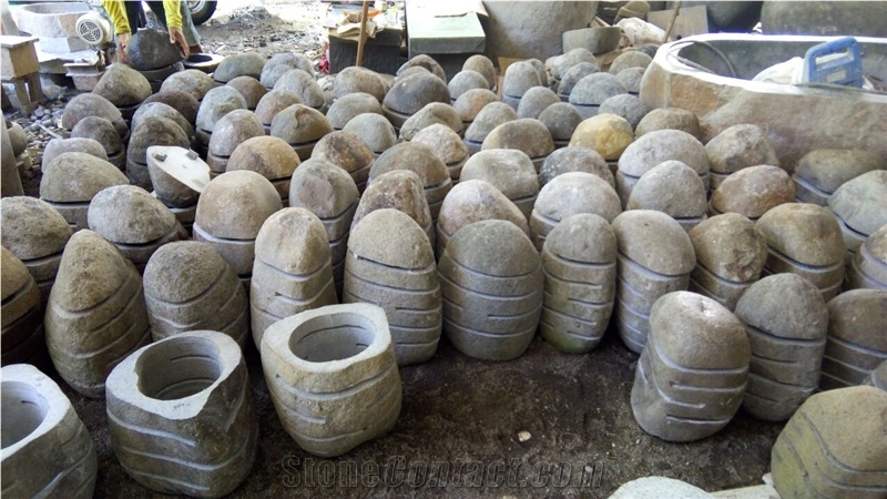 Natural Stone Garden Lantern Accesories