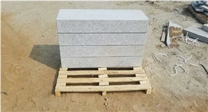 G603 Sliver Grey Granite Kerbstones, Road Stone Bush Hammered