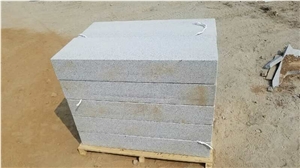 G603 Sliver Grey Granite Kerbstones, Road Stone Bush Hammered