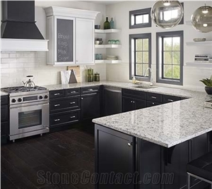 Grey Granite Kitchen Countertops