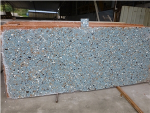Artificial Granite Big Slab Granite Chinese Artificial Granite Mixed Color Artificial Granite Tiles