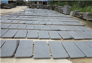 China Grey Basalt Tiles,Blue Stone, Andesite Black Tiles, Hainan Black Paving Stone, Exterior Wall Cladding