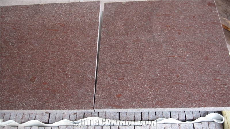 China Red Porphyry Tiles for Floor and Wall Decoration