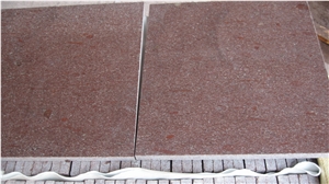 China Red Porphyry Tiles for Floor and Wall Decoration